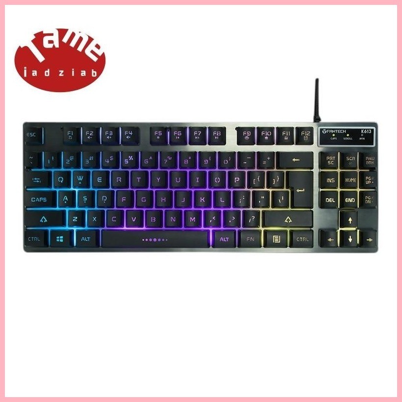 FANTECH K613 Gaming Keyboard Backlit Keyboard 87 Keys Keyboard Wired ...