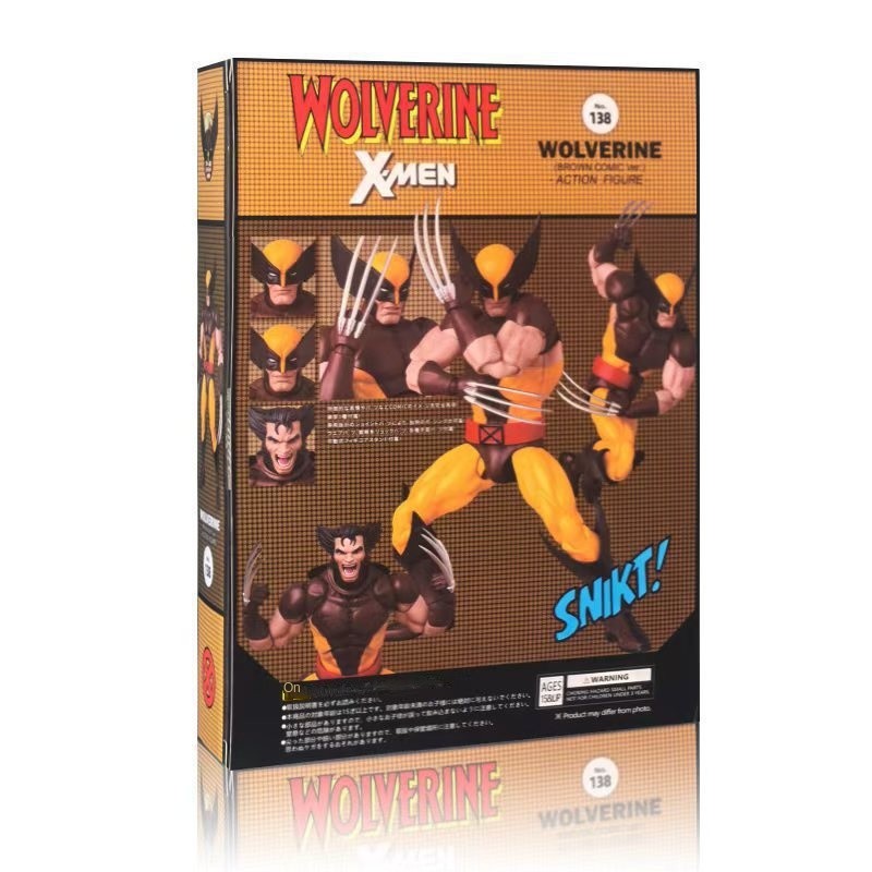 CT Factory Revoltech Yamaguchi Wolverine Brown Version Action Figure ...