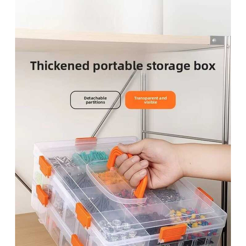 Stackable Inspection Tissue Tool Box, Plastic Screw Box | Shopee ...