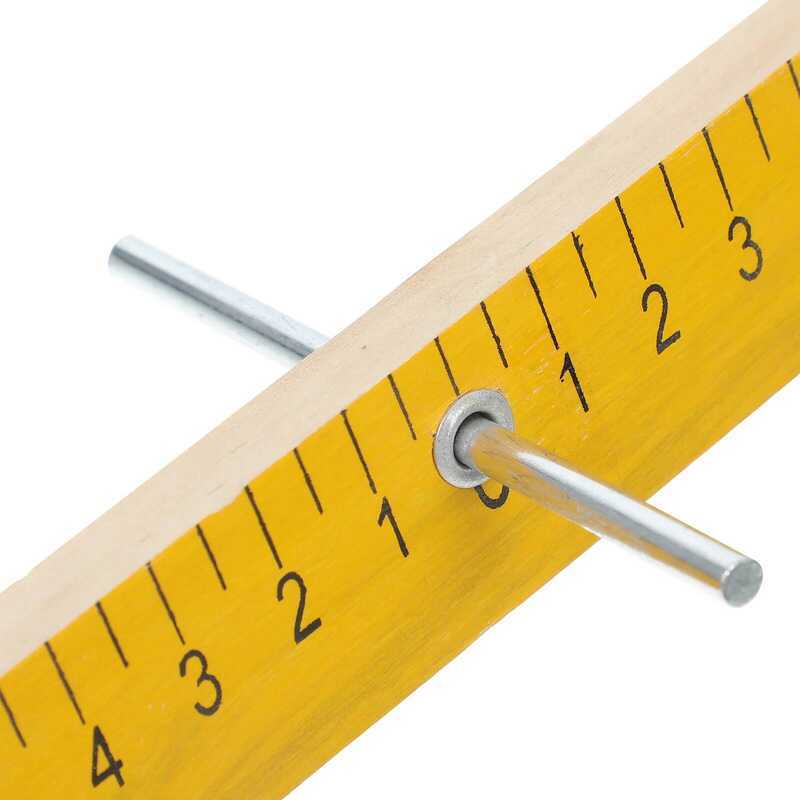 Wooden Lever Ruler Hook Balance Measurement Physics Classroom School ...