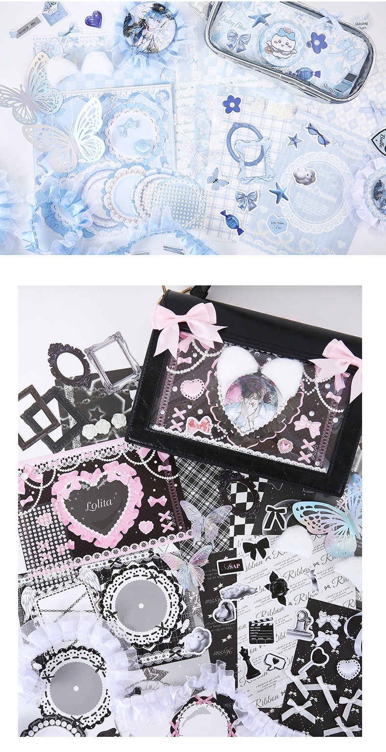 New Ita Bag Butterfly DIY Itabag Accessories Decoration Kits Scrapbook ...