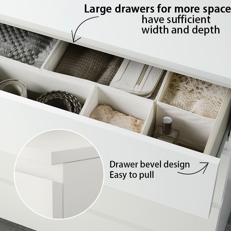 4 Layers Drawers Chest Cabinet Wooden Bedroom/Wood Drawer Cabinet ...