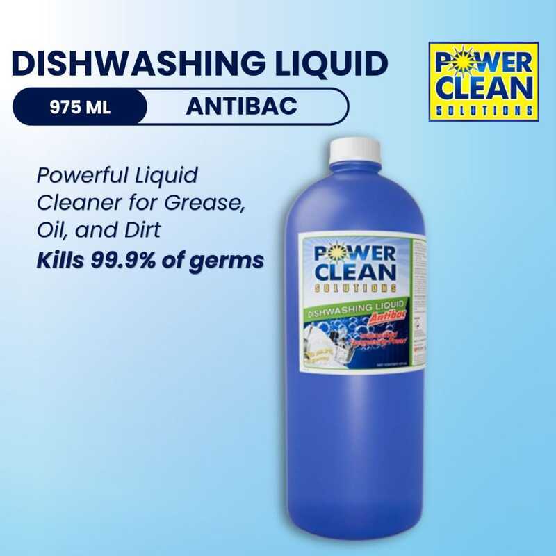 Powerclean Dishwashing Liquid Antibac - 975 mL 5b9 | Shopee Philippines