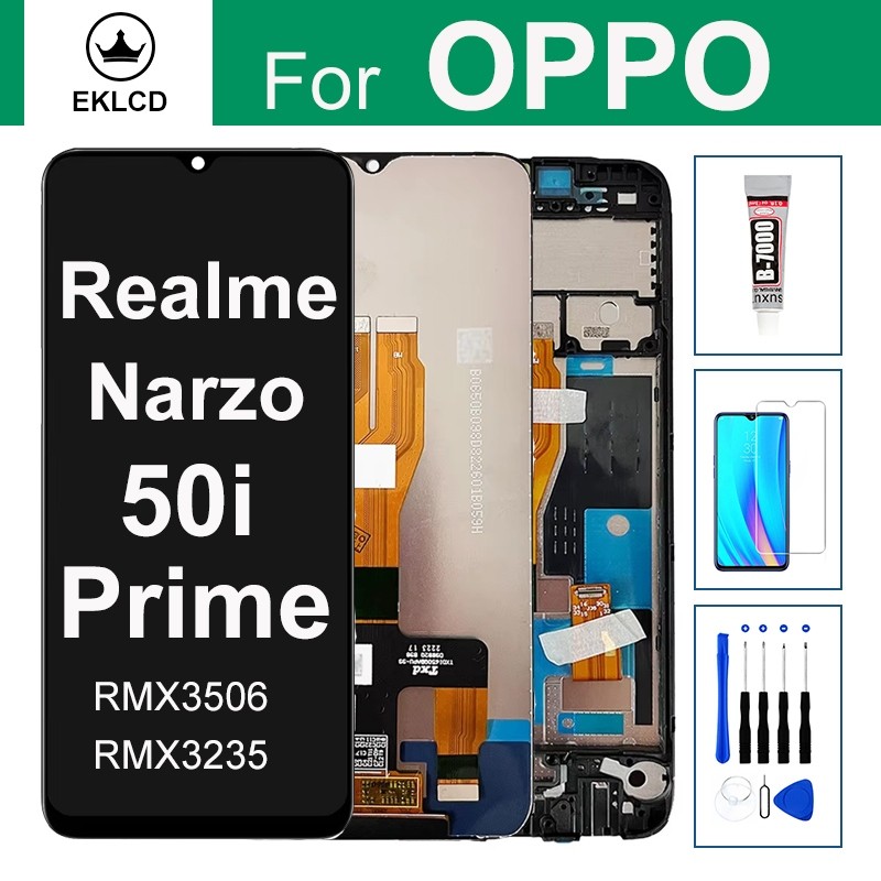 LCD For OPPO Realme Narzo 50i Narzo50i Prime RMX3506 RMX3235 Display ...
