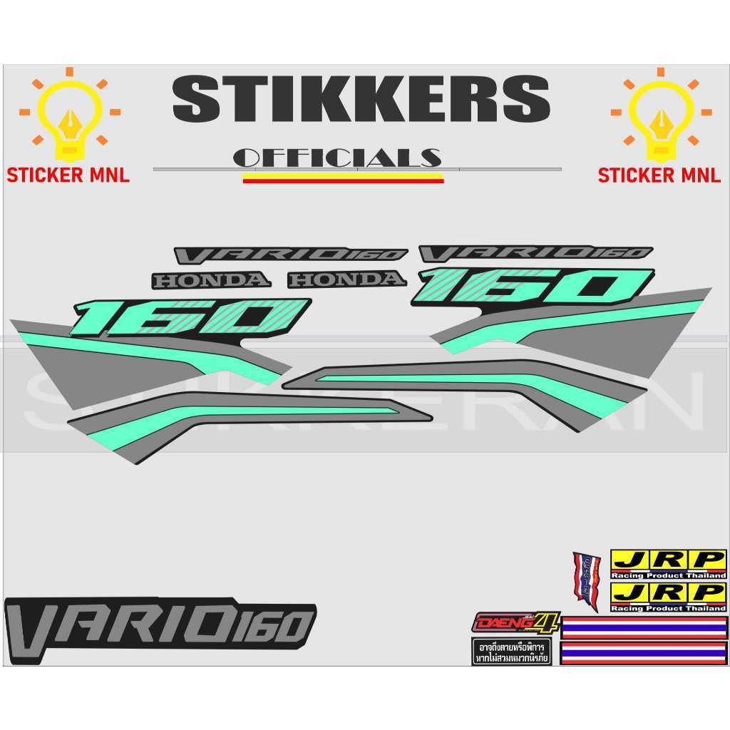 HONDA CLICK 160 / VARIO 160 STOCK DECALS | Shopee Philippines