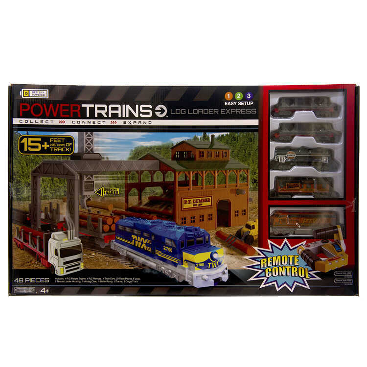 Trains Power Wood Automatic Loading Transport Platform Scene Light ...