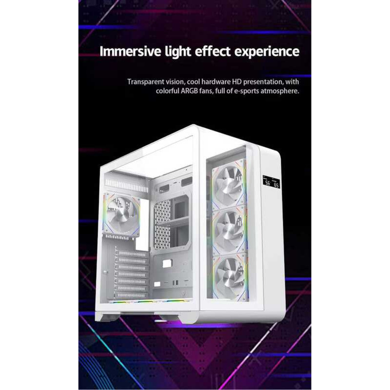 Lovingcool New Cooling Computer Cases & Cabinet ATX Gaming Chassis Full ...
