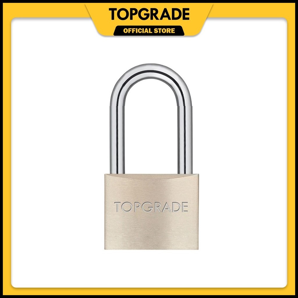 TOPGRADE TP3150L Heavy Duty All Purpose Padlock Long Shackle 50mm ...