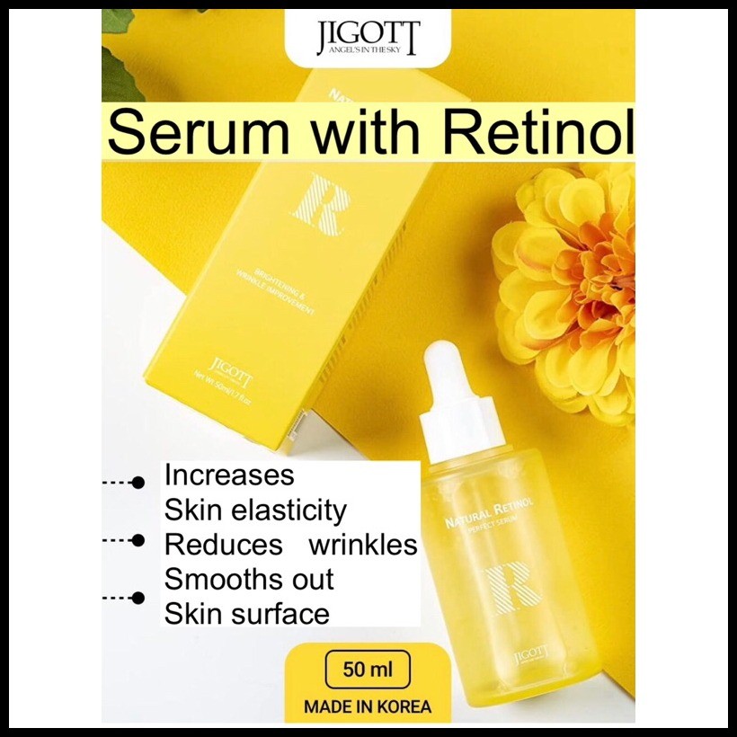 Jigott Natural Retinol Perfect Serum 50ml | Shopee Philippines