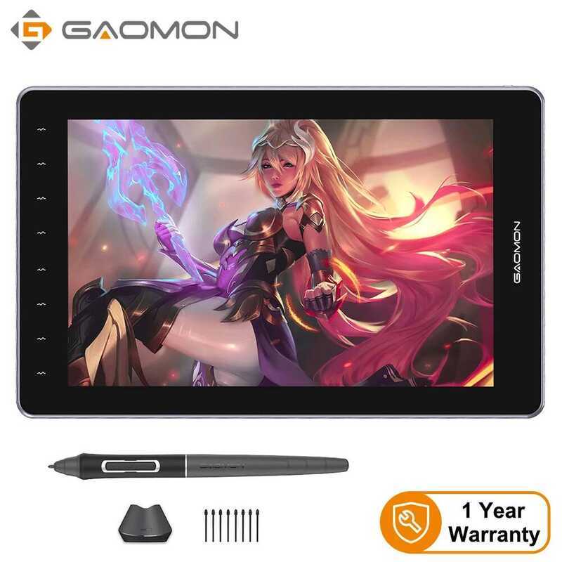 GAOMON Pd1610 2.5K QHD Drawing Monitor Gamut 120% Srgb, 16:10 Graphics ...