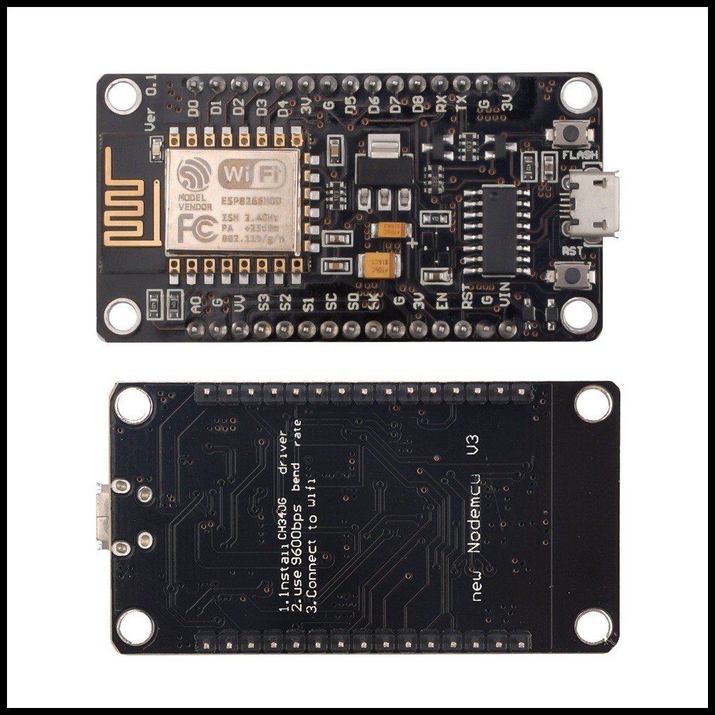 NodeMCU V3 ESP8266 ESP-12E WiFi Development Board Wireless Module ...