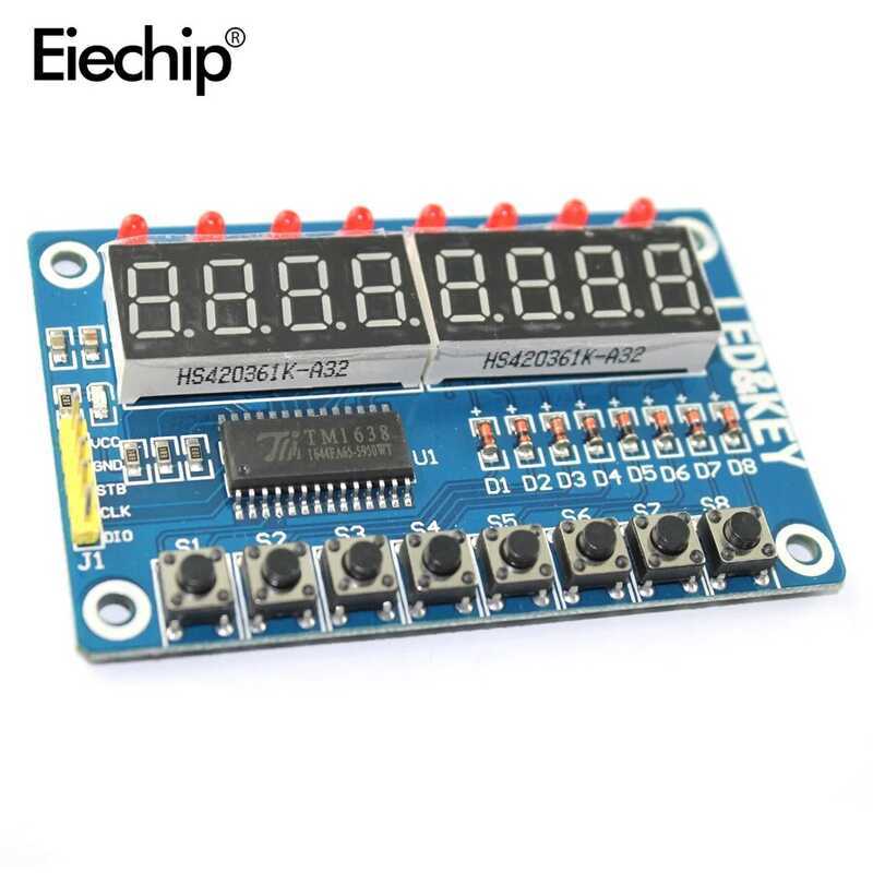 st-Performance High Tm1638 Led Display Module 16 Keys 7 Segment 8Bit ...