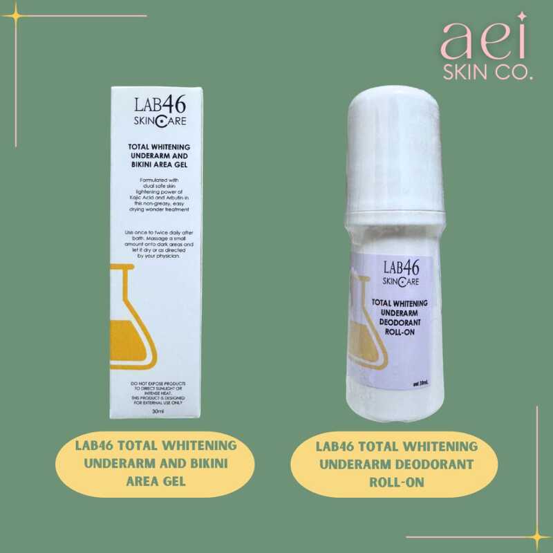 Lab46 And Bikini Area Gel/ Total Whitening Underarm Deodorant Roll-On ...