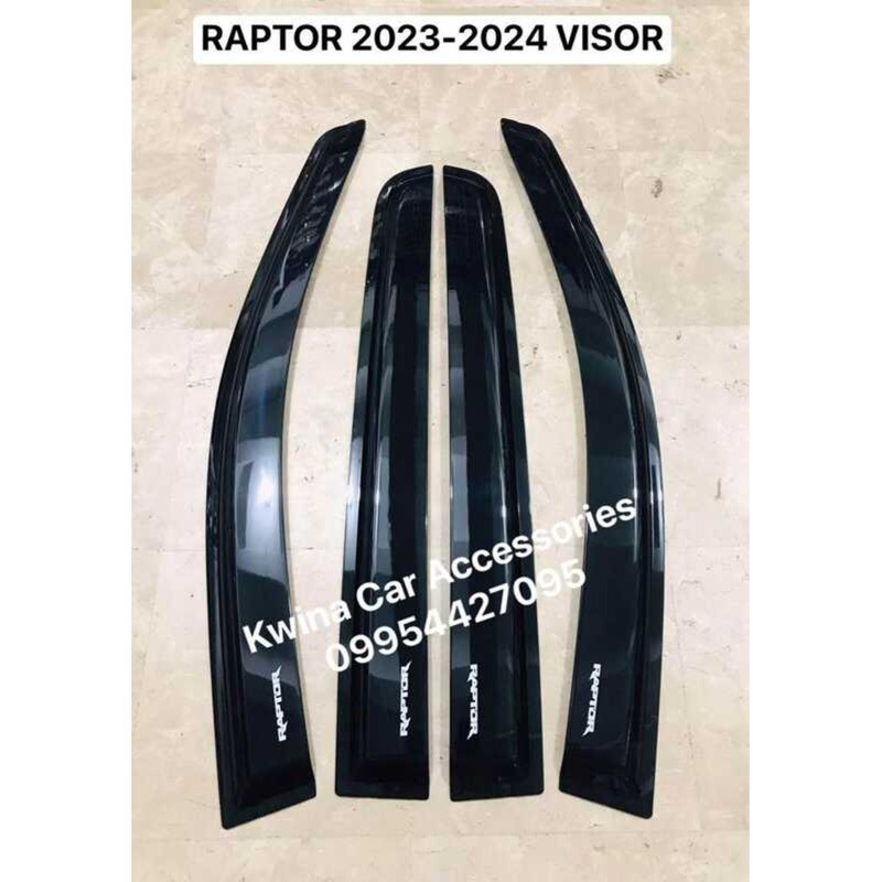 RAPTOR 2023-2026 NEW GEN RAIN VISOR THAILAND MADE | Shopee Philippines