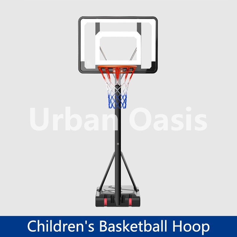Kids Portable Height-Adjustable Basketball Hoop - Indoor/Outdoor ...