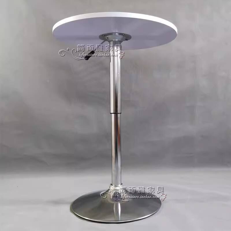 COD Bar Round Table Modern Casual Round Coffee Table White Coffee Table ...