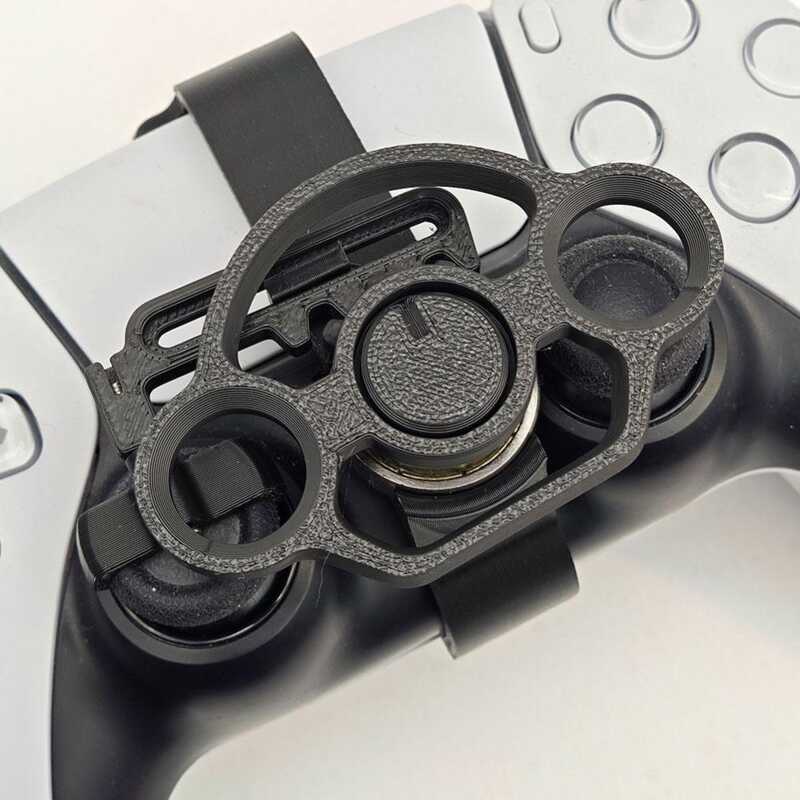 Game Controller Steering Wheel For Sony Ps5 Slim Racing Accessories 3D ...