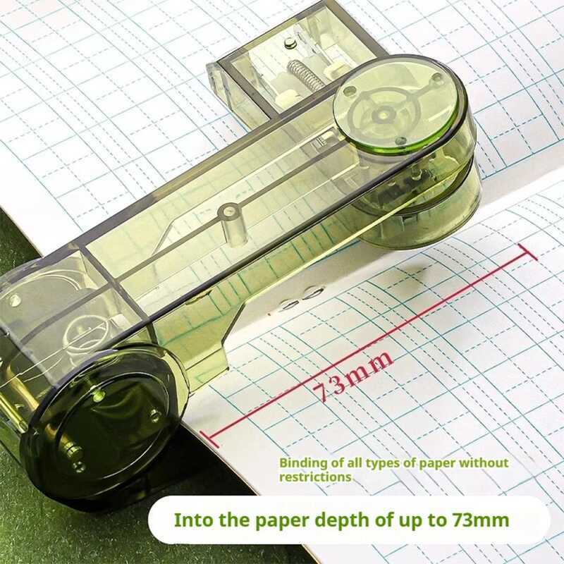 360 Rotating Stapler - Heavy Duty Desktop Manual Bookbinding Puncher ...