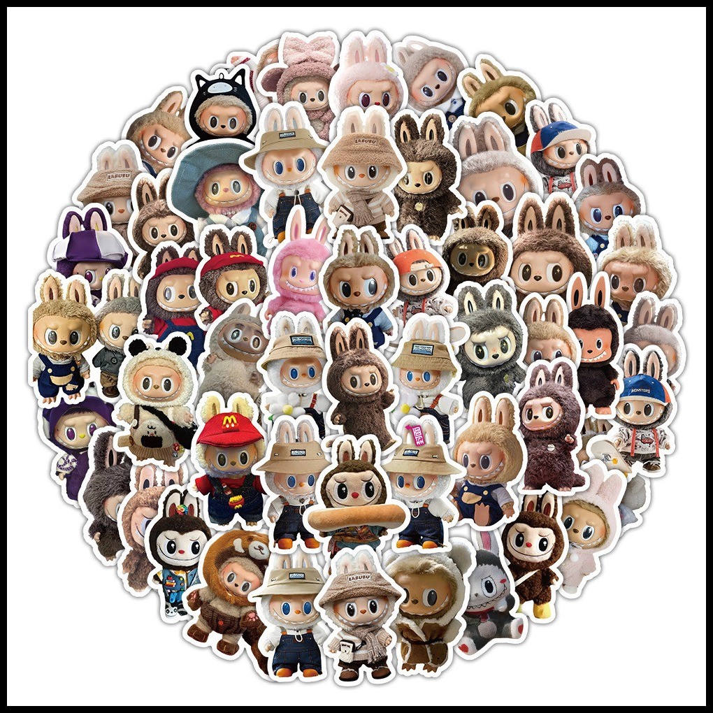 Labubu Sticker Cute Cartoon Graffiti Stickers Diy Waterproof Stickers ...