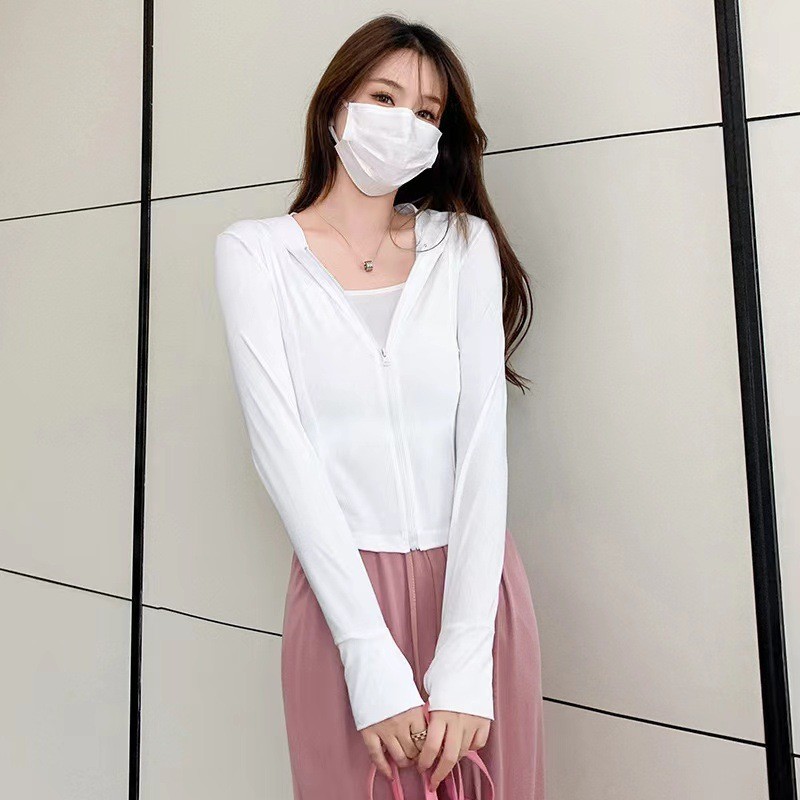 Women's UPF50+ Cooling Sun Protection Jacket, Breathable Long Sleeve ...