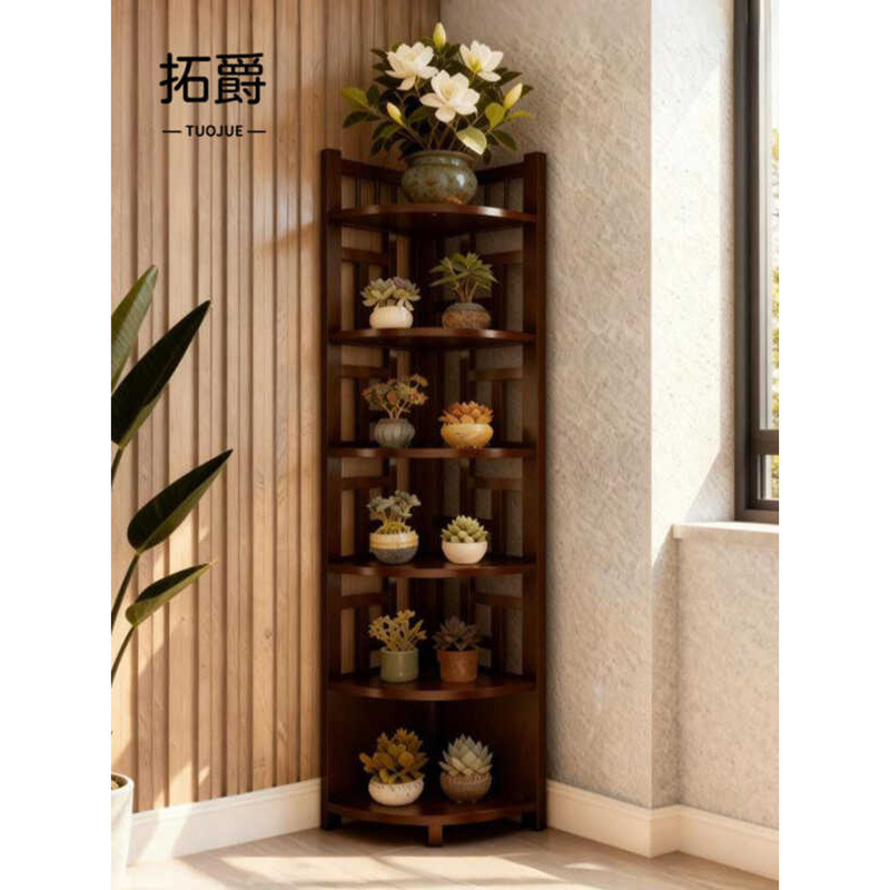TUOJUE | Corner Flower Stand Multi-Layer Succulent Display Rack Space ...