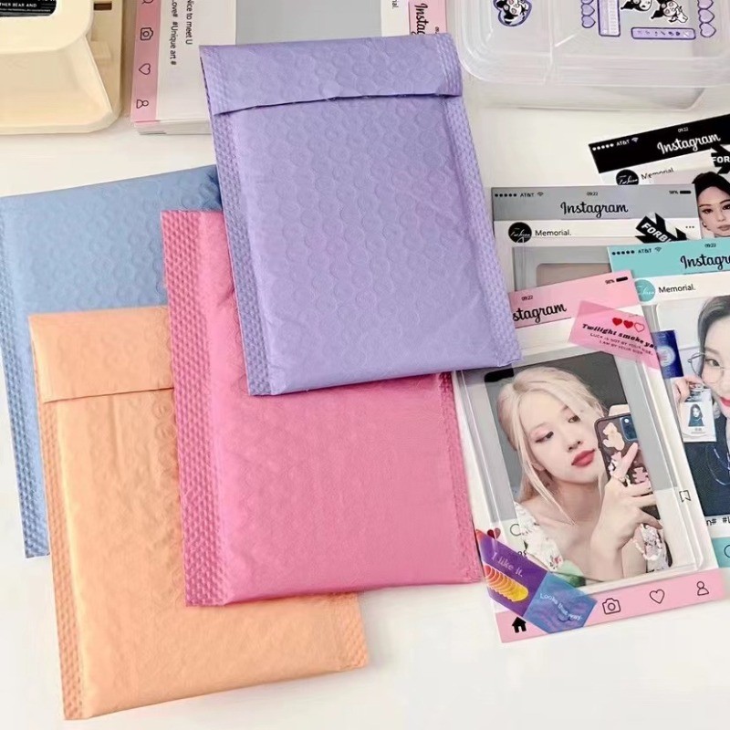 10PCS Colored Bubble Mailer Pouch Seal Wrap Waterproof Packaging ...
