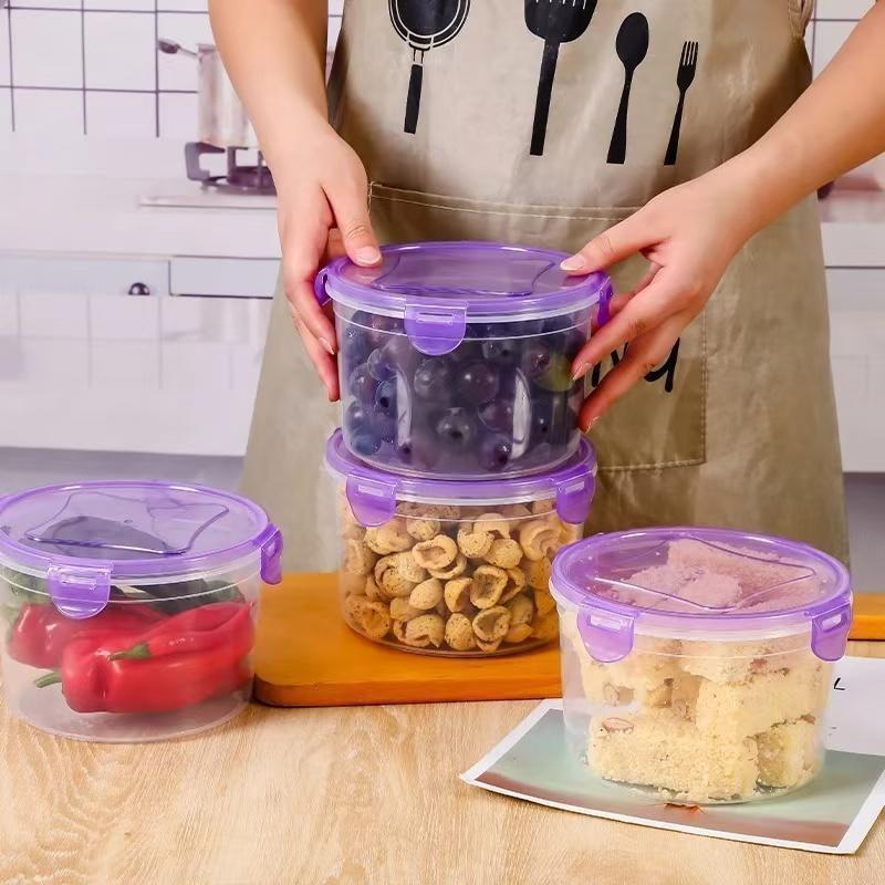 5PCSPP Food Grade Lunch Box Microwave Rack Container Fresh-keeping ...