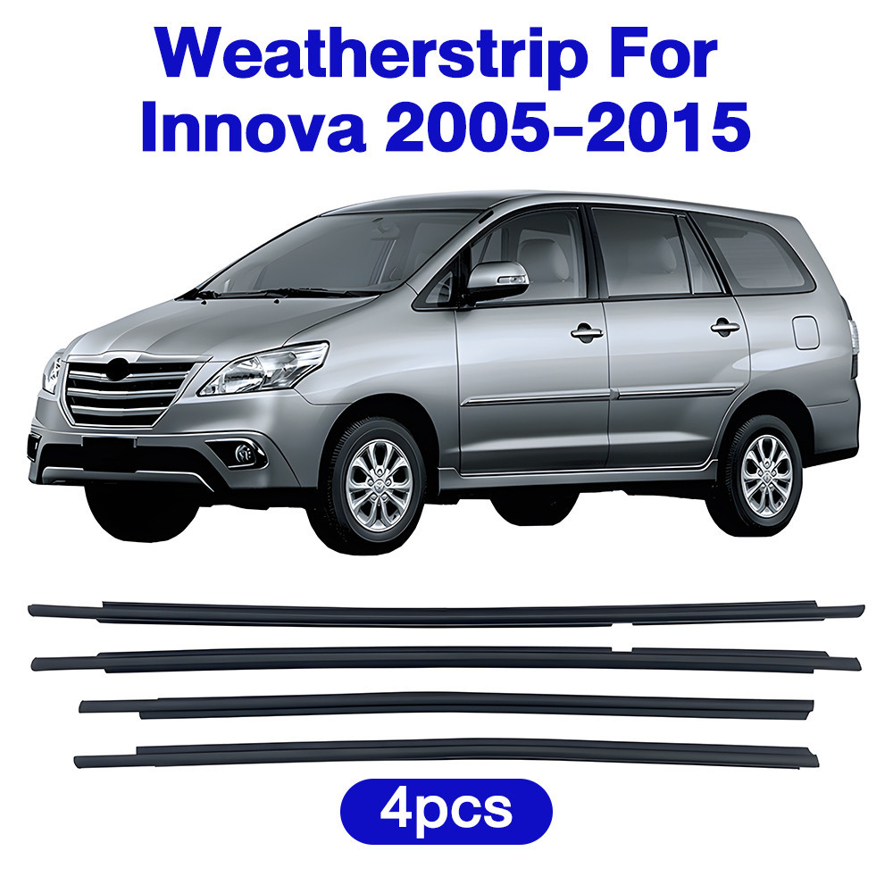4PCS Innova Weather Strip Car Door Window Weatherstrips Trim Belt for ...