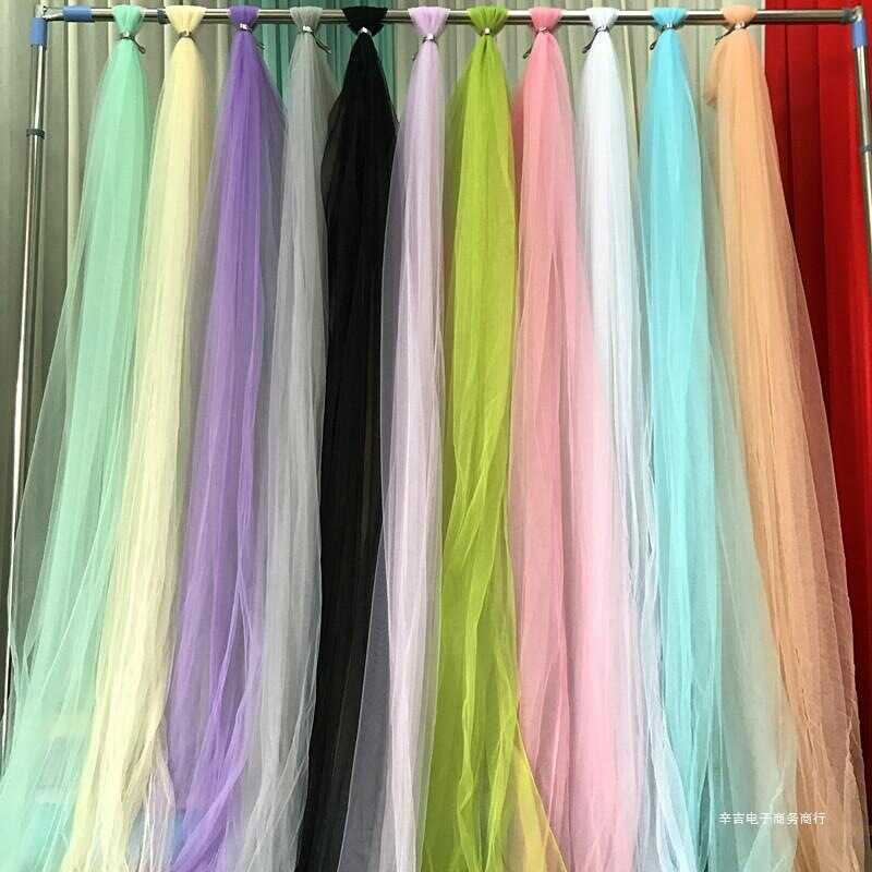 Dessert Table Skirt, Fluffy Organza Swiss Wedding Decoration Mesh ...