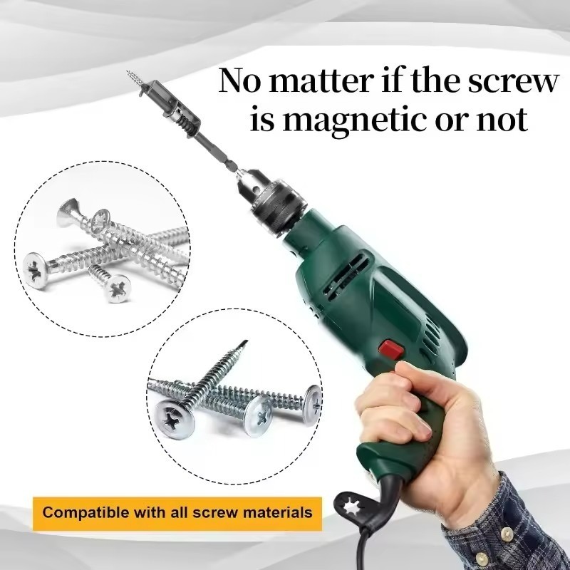 Spring-loaded Screw Retainer Holder Bit - Screw Gripper Tool - Single ...