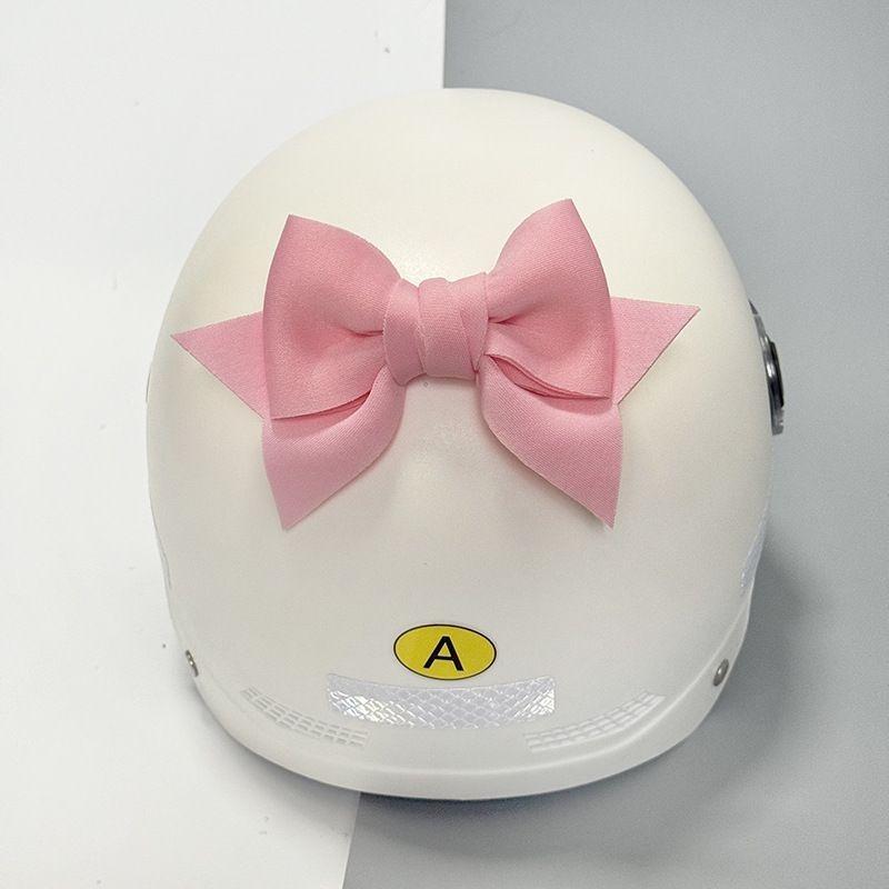 Helmet Ribbon decoration Helmet Bow Motorcycle Electric Bike Skiing ...