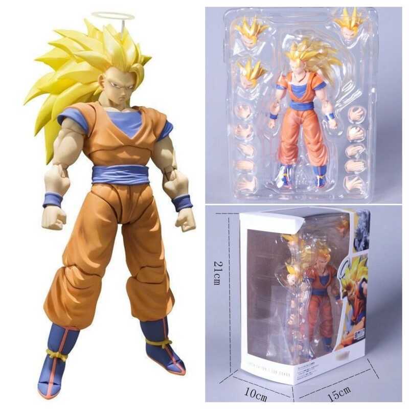 S.H. Figuarts SHF Super Saiyan 3 Son Goku Dragon Ball Z Action Figure ...