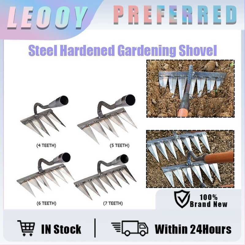 Weeding Rake Steel Farm Tool Clean Leaves Weed Gardening Hoe Grasping ...