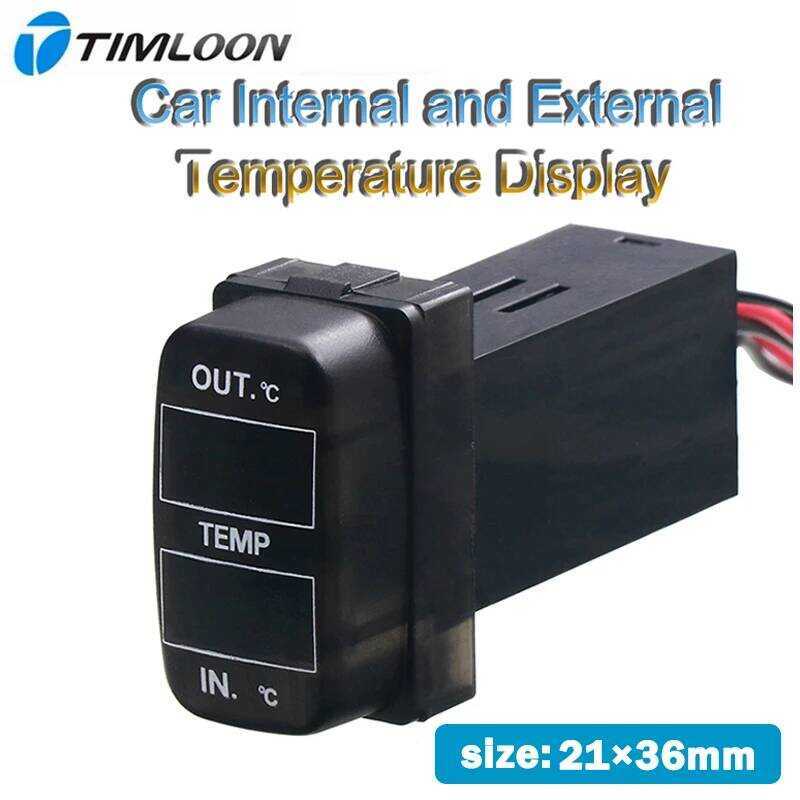 Thermometer Car Internal / External Temperature Display Dual ...