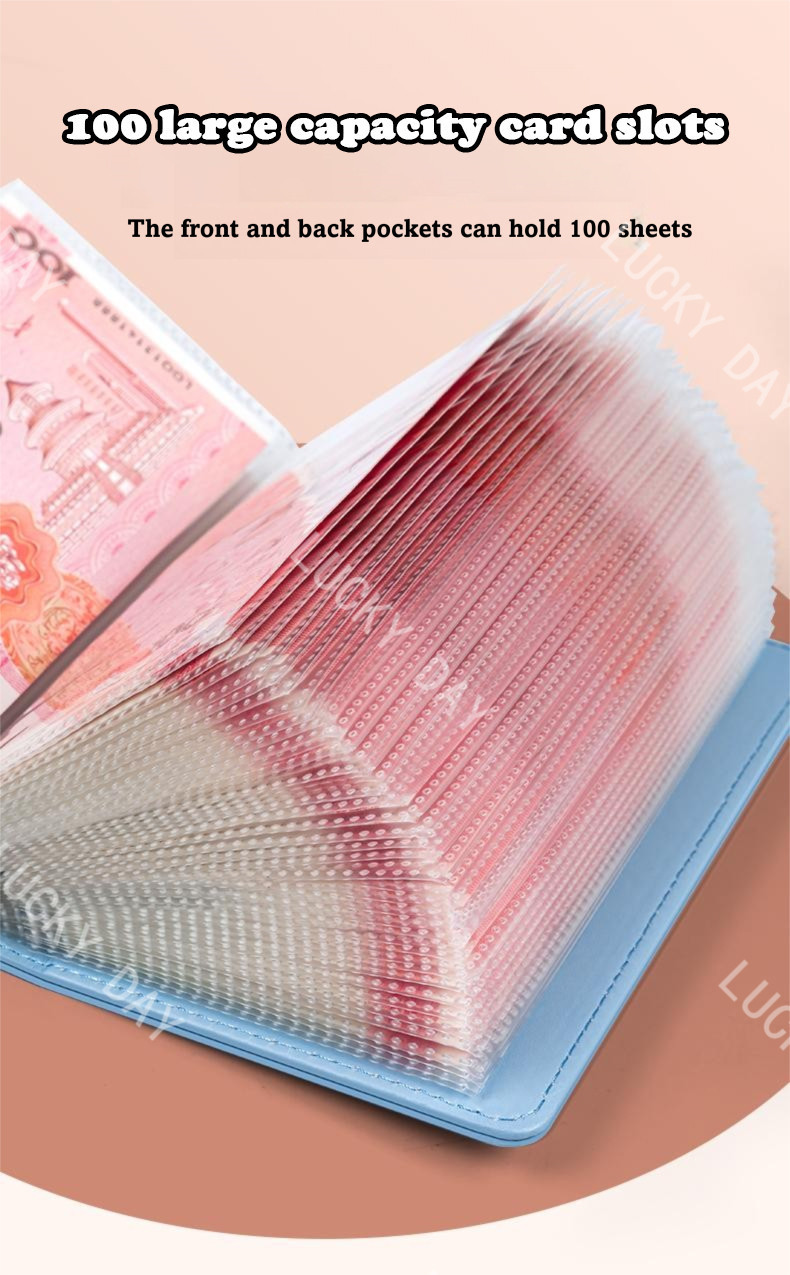 100 Envelopes Money Saving Challenge PU Binder Savings Organizer Book ...