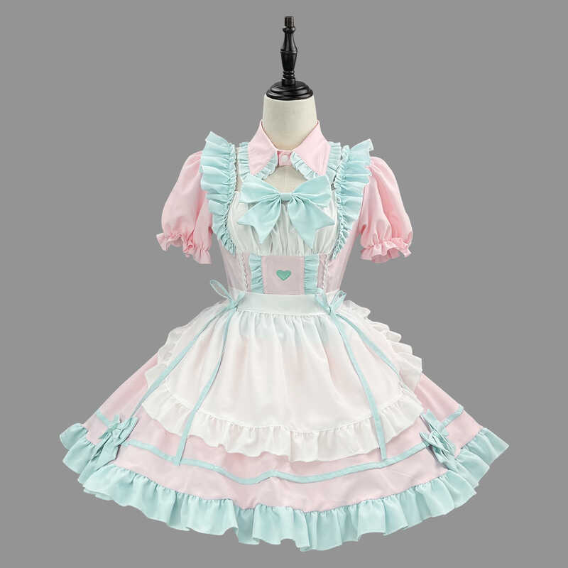 New Lolita Dress Maid Outfit Soft Girl Cafe Anime Lolita Dress Maid ...