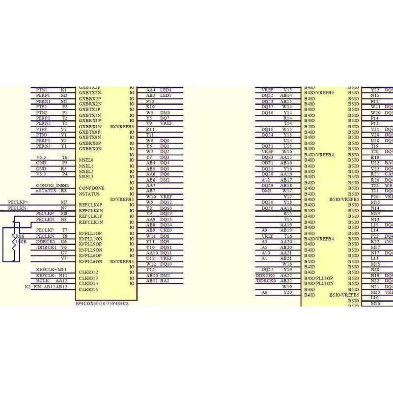 Altera FPGA PCI-Express PCIE Development Board Data Sheet Schematic ...