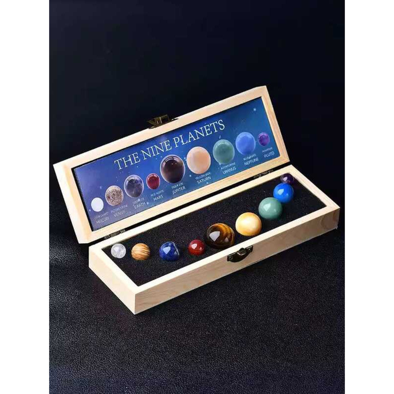 Solar System Natural Crystal Raw Stone Eight Planets Universe Galaxy ...