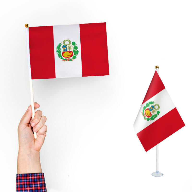 Peru Hand Signal Small Sports Games Cheer Flag Flags Of All Countries ...