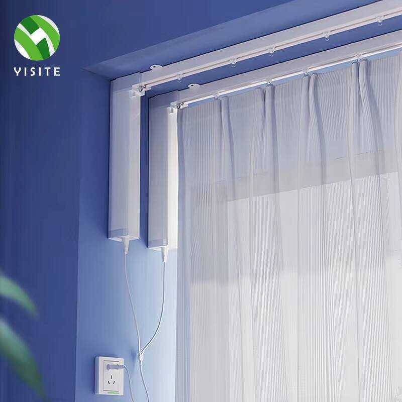 YST Spot Smart WiFi Curtain Motor Aluminum Electric Curtain System Rail ...