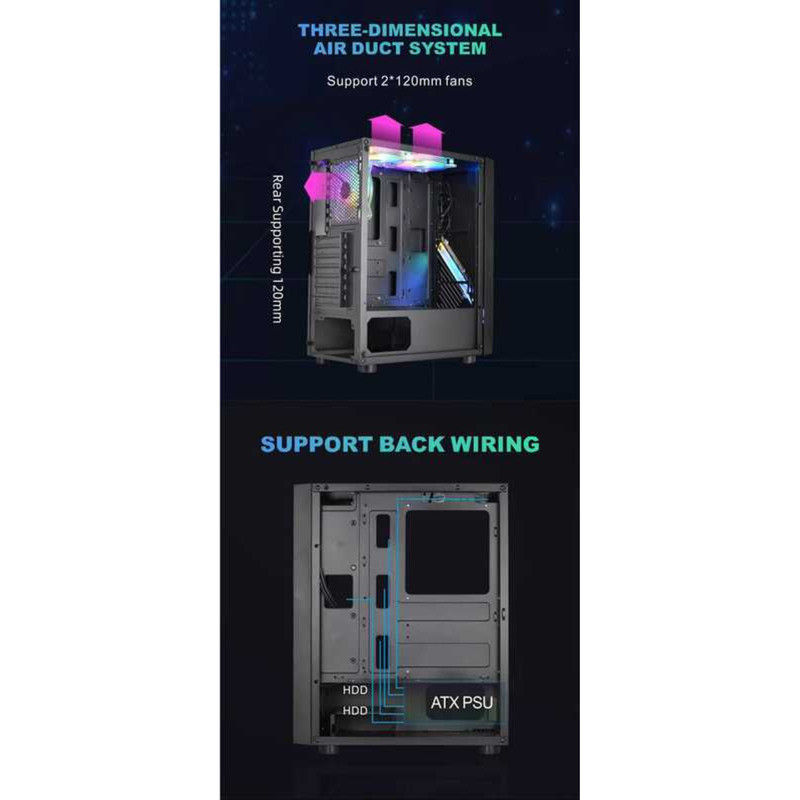 Fast Delivery Chinese Oem Desktop System Unit Case PC Computer Gaming ...