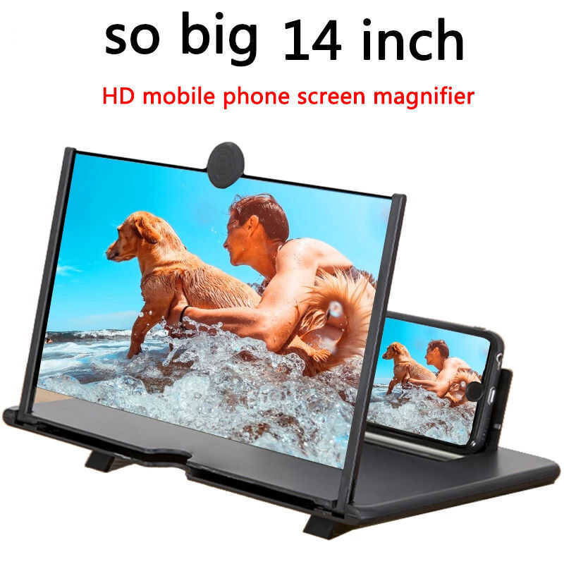 Inch D Mobile Phone Screen Magnifier HD Video Amplifier Stand Bracket ...