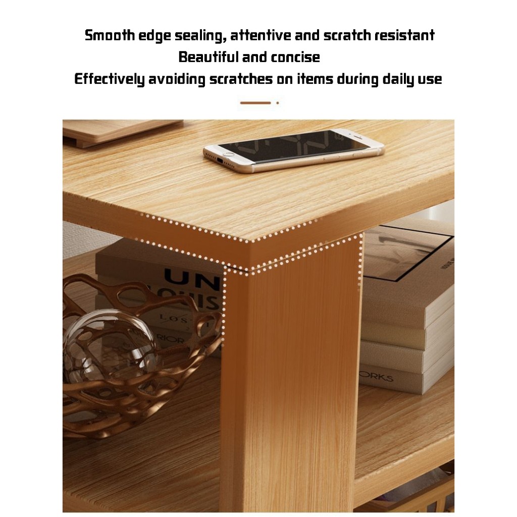 Nordic Bedside Table Small Square Desk Coffee Table Simple Sofa Side ...