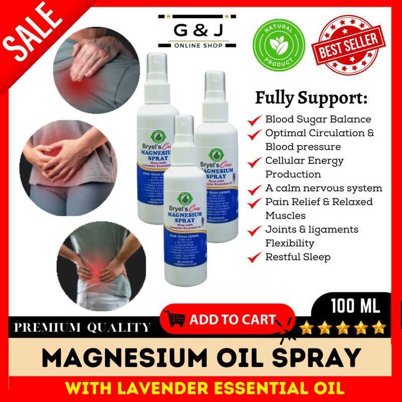 100% ESSENTIAL SPRAY Now Trans-Dermal/Naturally PURE MAGNESIUM OIL ...
