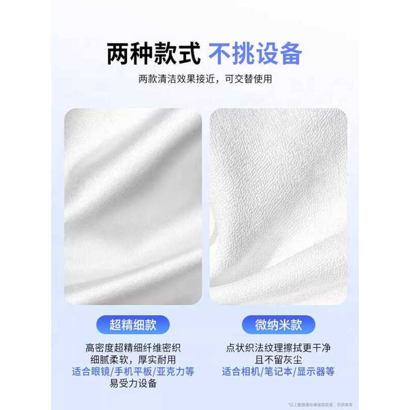 Nano Ultra-fine Fiber Lint-free Soft Cloth Dust-free Glasses Computer ...