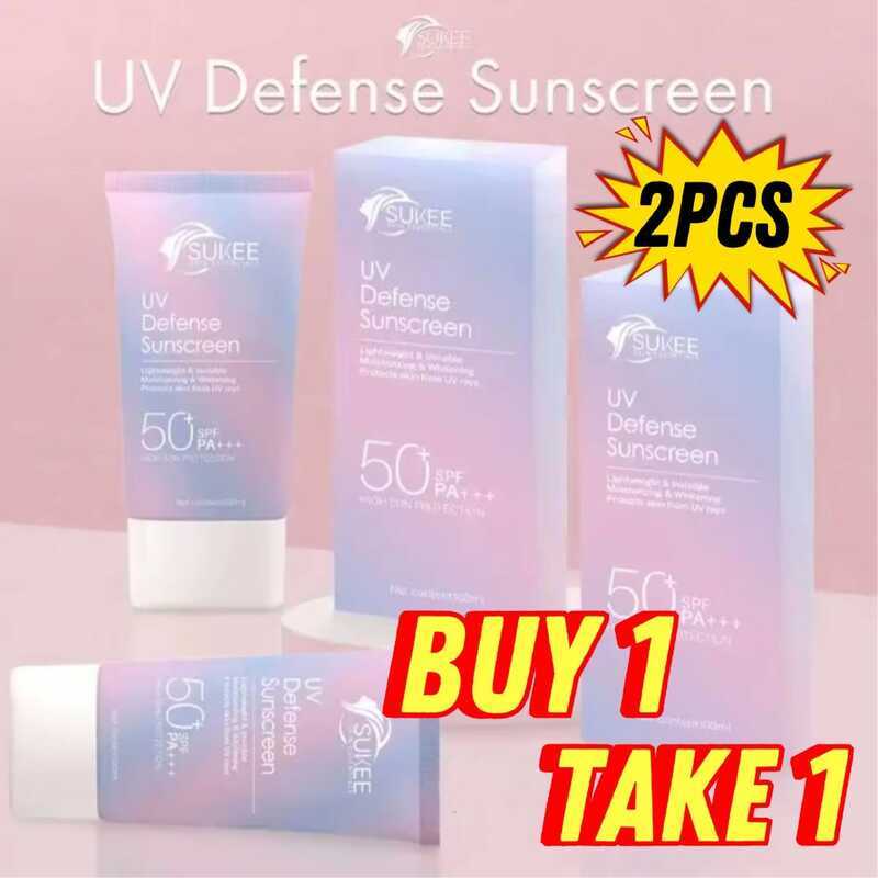 BAO HOME [Buy 1 GET 1] SUKEE UV DEFENSE SUNSCREEN SPF 50 Pa+++ FDA ...