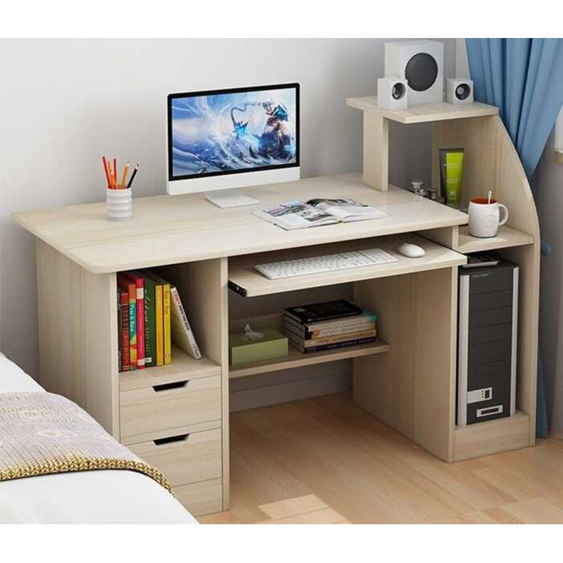 (100Cm X 40Cm 92Cm) Multi-Functional Computer Table With CPU Rack Home ...