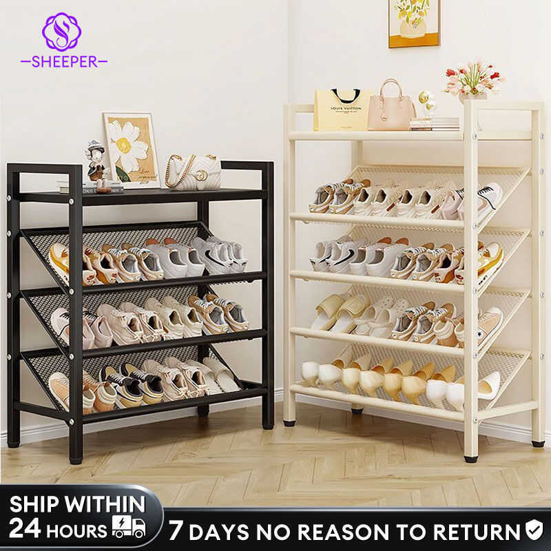SHEEPER Multi-Layer Simple Stand Assembly Dormitory Steel Tube Shoe ...