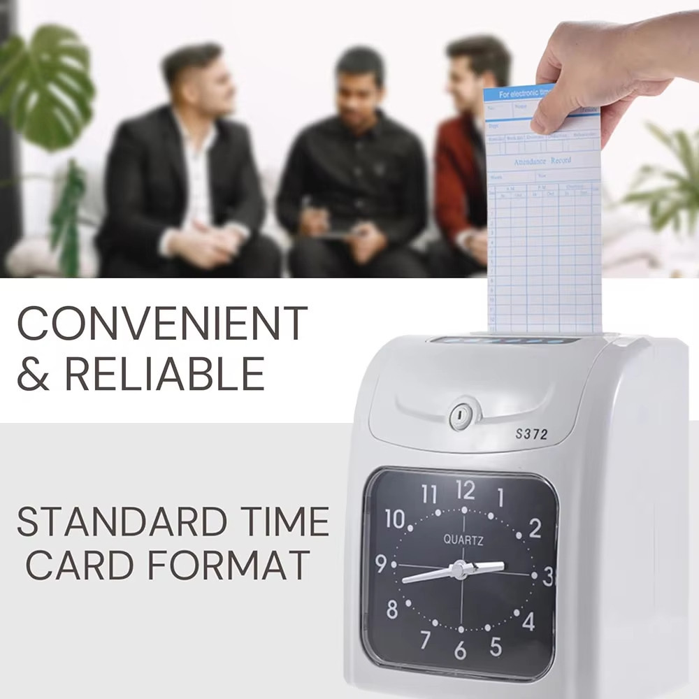 500 sheets Monthly Time Clock Card for Employee Attendance Payroll ...