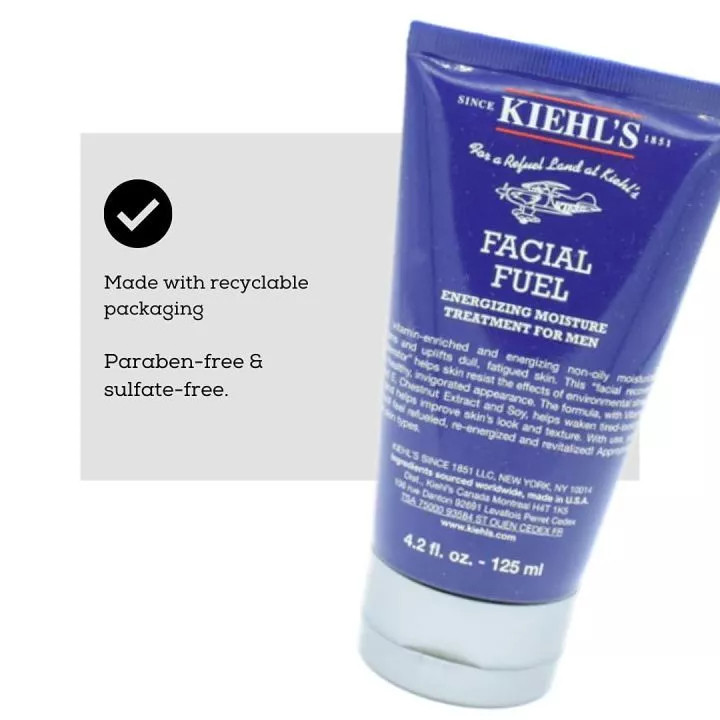 Kiehls Facial Fuel Energizing Moisture Treatment For Men 125ml | Shopee ...